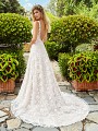 Style MARIGOLD elegant deep illusion v-back sparkly sequin lace A-line gown with chapel train Style MARIGOLD elegant deep illusion v-back sparkly sequin lace A-line gown with chapel train