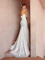 Style AUGUSTA beautiful open back lace bridal dress with buttons along zipper Style AUGUSTA beautiful open back lace bridal dress with buttons along zipper