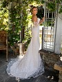 Style ANNETTA sparkle tulle mermaid dress with swag sleeves and sweep train Style ANNETTA sparkle tulle mermaid dress with swag sleeves and sweep train