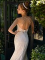 Style HAILEY embroidered beaded wedding dress with sheer illusion open back Style HAILEY embroidered beaded wedding dress with sheer illusion open back