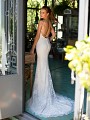 Style SICILIA lace mermaid wedding dress with hem lace sweep train Style SICILIA lace mermaid wedding dress with hem lace sweep train