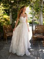 Style TRINITY chantilly lace strapless bridal gown with sequin net Style TRINITY chantilly lace strapless bridal gown with sequin net