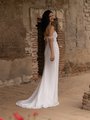 Open Back Beaded Tulle Mermaid with Stretch Skirt Lining and Sweep train Style MONET Open Back Beaded Tulle Mermaid with Stretch Skirt Lining and Sweep train Style MONET